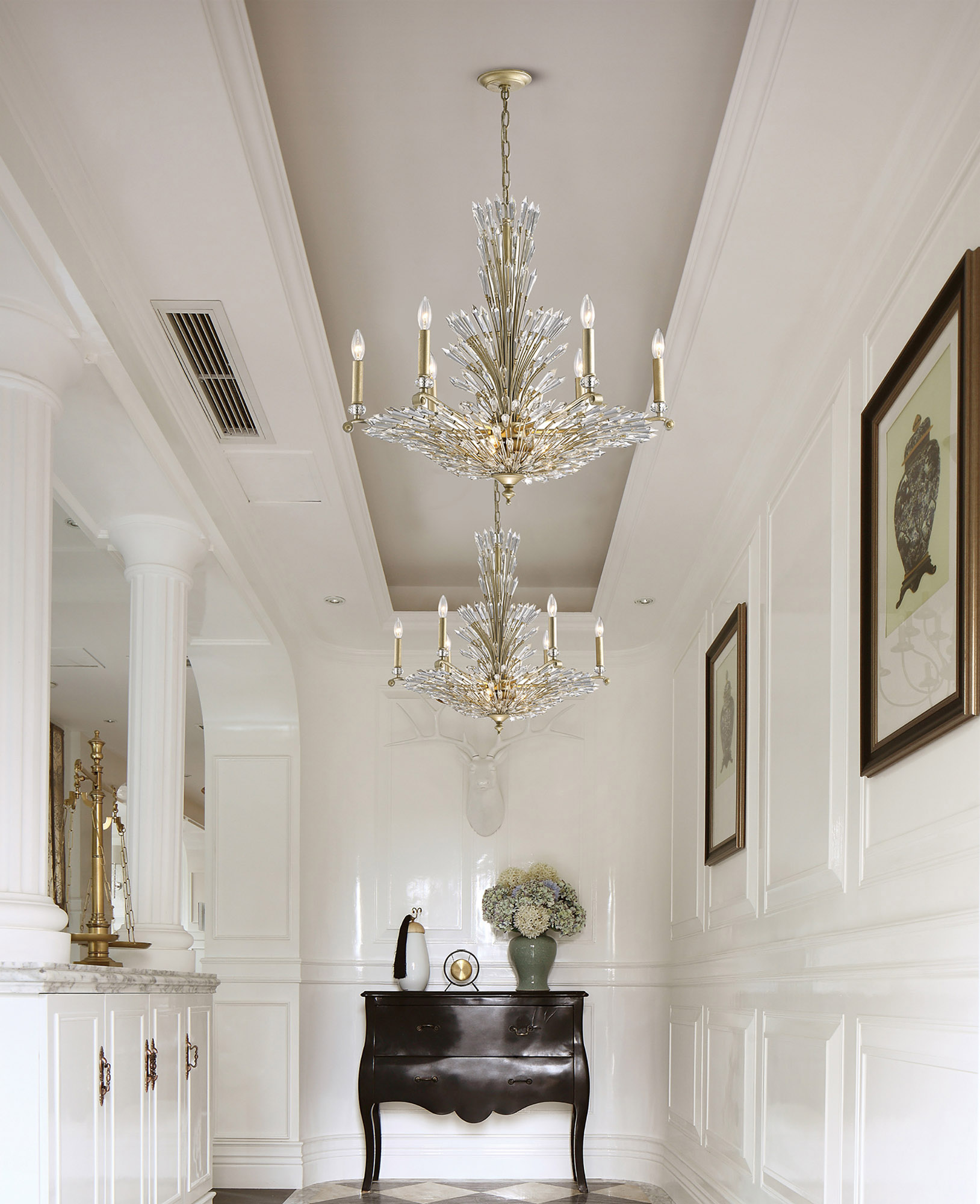 Fay Crystal Ceiling Lights Diyas Statement Crystal Fittings Fay Crystal Ceiling Lights Diyas Statement Crystal Fittings